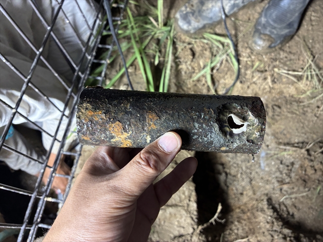 緊急対応工事レポート:給水管漏水を無事復旧しました 画像